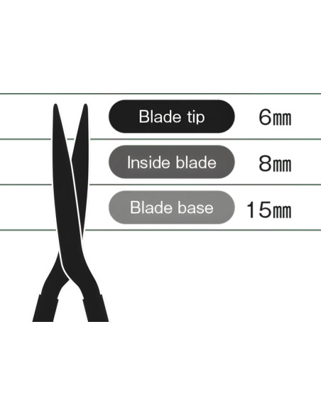 Cisailles à Haies Japonaises à Lame Dentelée 180mm Nokokari - Yoshioka Made in Japan