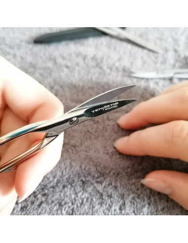 Tijeras de Uñas para Zurdos con Funda en PVC - Tenartis Made in Italy