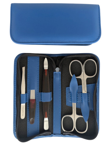 Set Manicura 5 Piezas en Piel con Cremallera - Tenartis Made in Italy