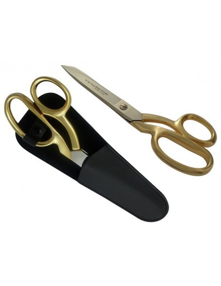 Forbici Sarta Dorate 20 cm con Fodero Made in Italy | Tenartis Shop