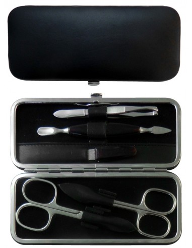 Set Manucure 5 pièces en Cuir Nappa - Tenartis Fabriqué en Italie